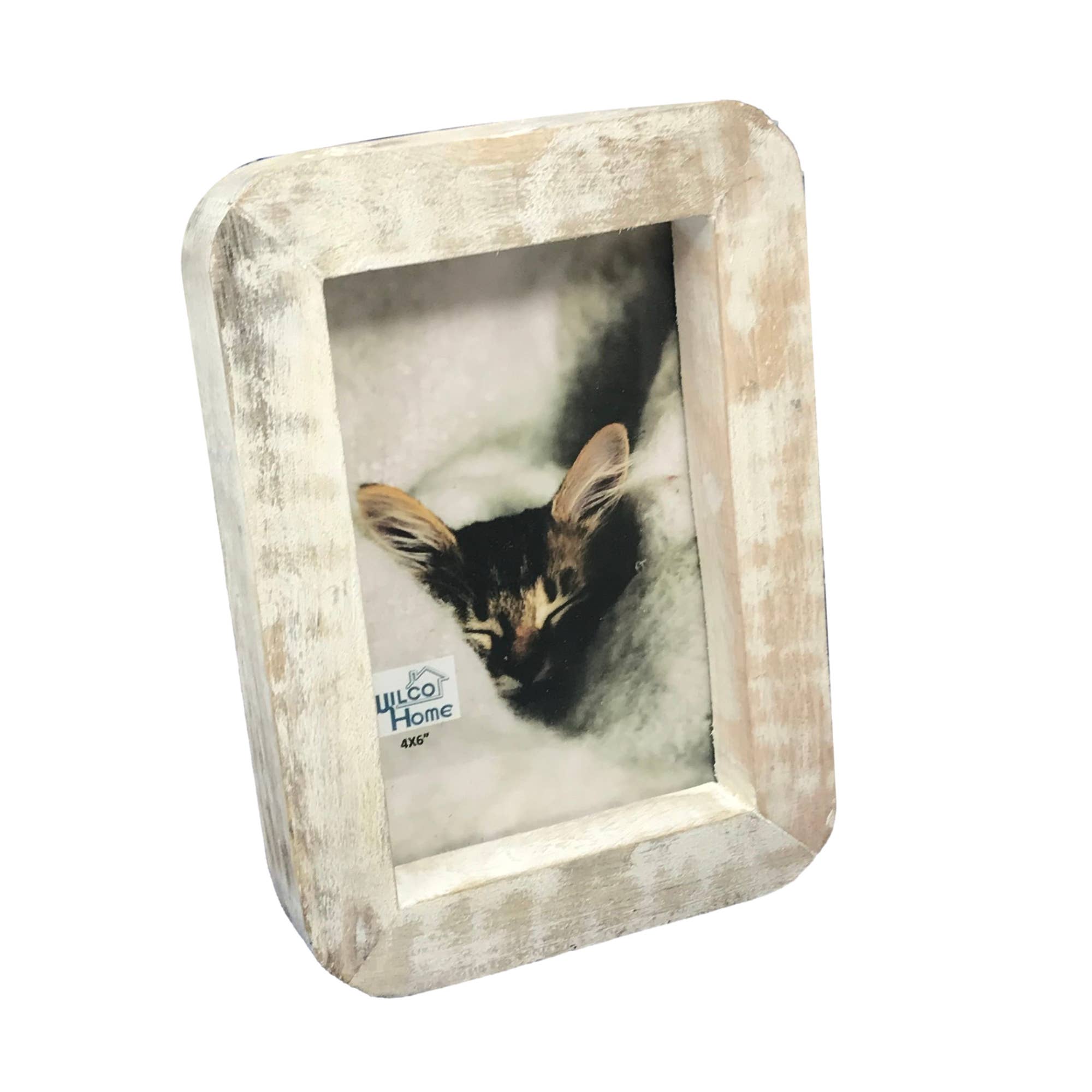 Curved Edge Photo Frame with Easel Back - HER Home Design Boutique